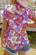 Load image into Gallery viewer, Purple Floral Blouse
